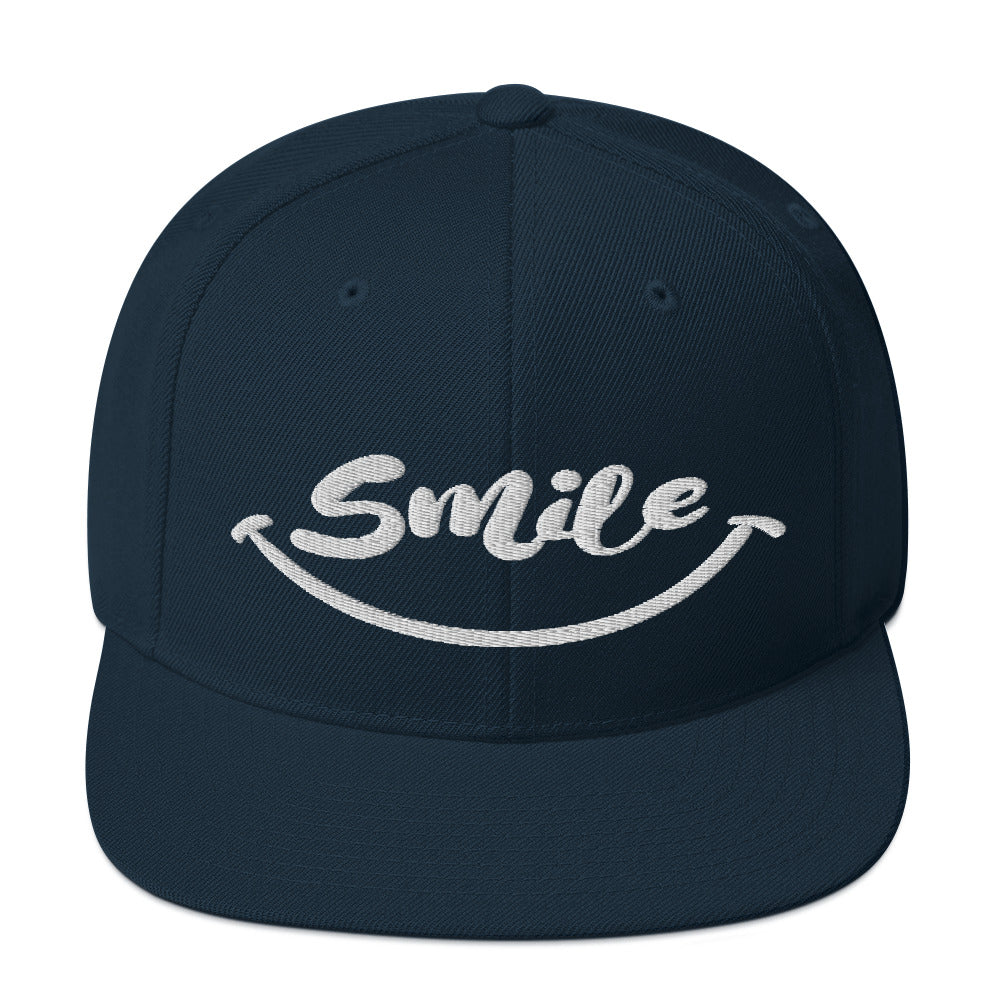 Snapback-Cap - Smile