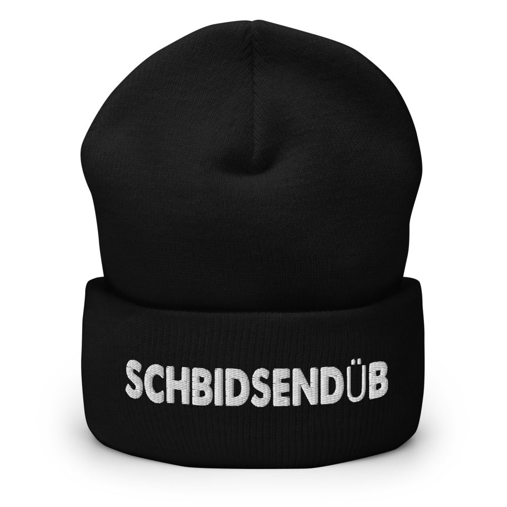 Umgeschlagene Beanie - Schbidsendüb