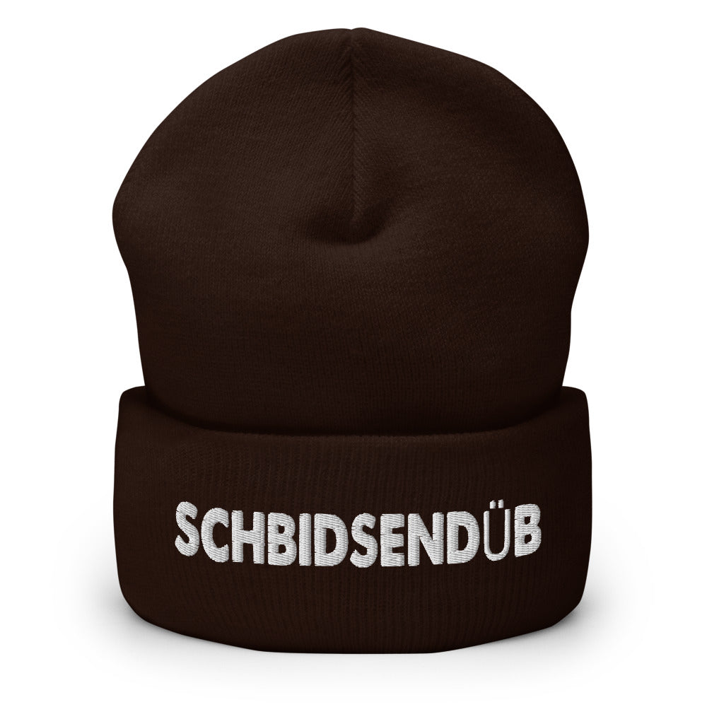 Umgeschlagene Beanie - Schbidsendüb