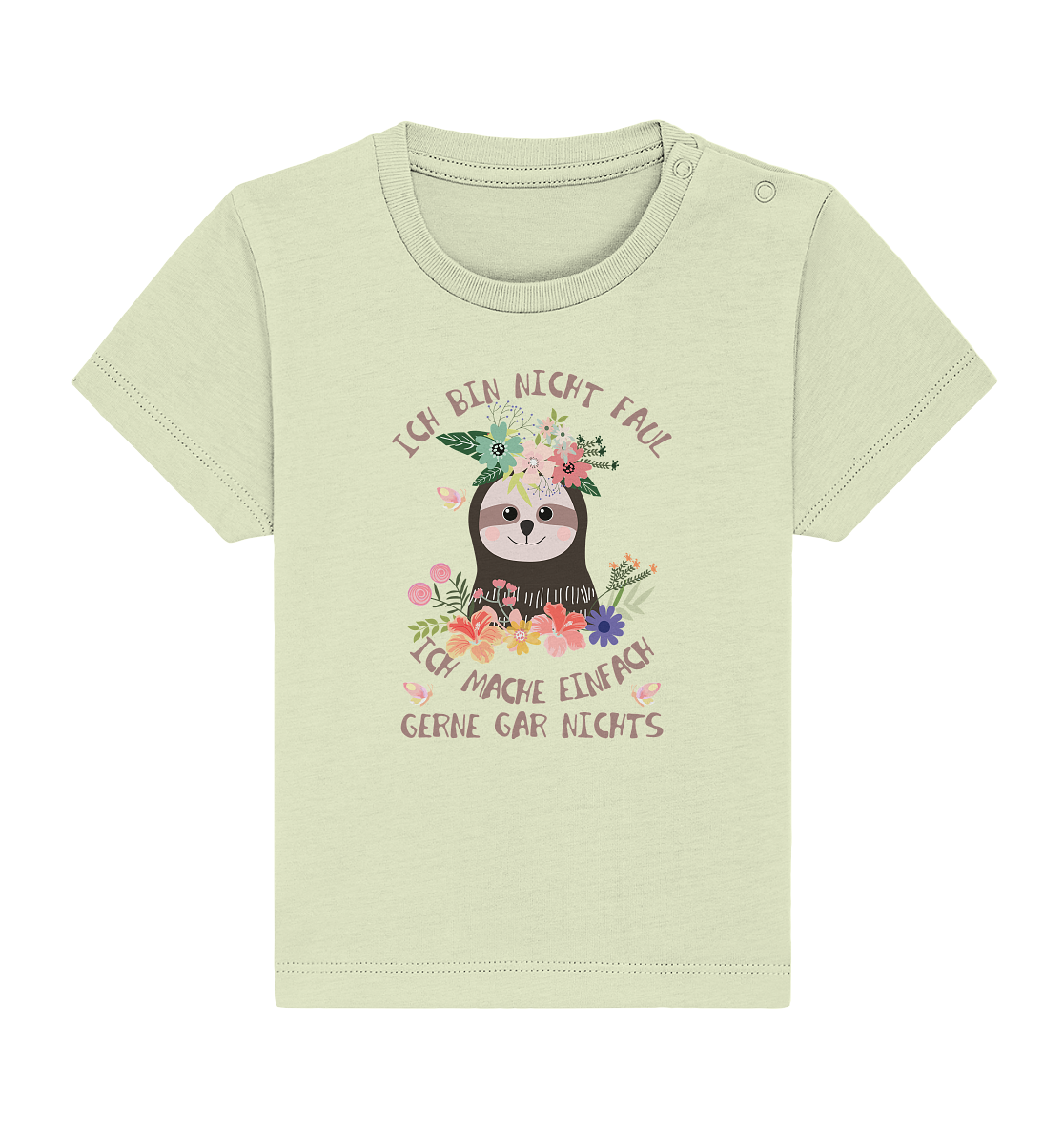 #BABY - BIN NICHT FAUL - Baby Organic Shirt