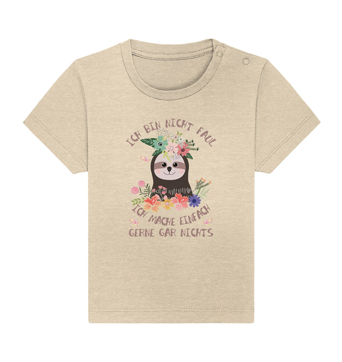 #BABY - BIN NICHT FAUL - Baby Organic Shirt