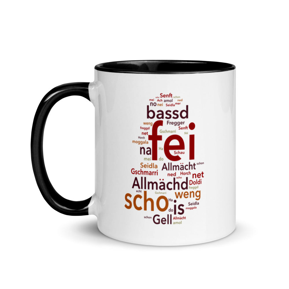 Bunte Tasse - Wortsalat