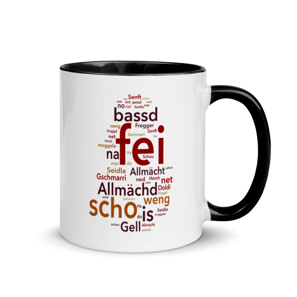 Bunte Tasse - Wortsalat